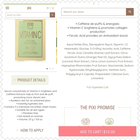 Pixi Skincare (spray and masks) - Picture 3 of 3